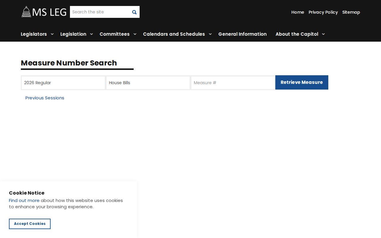 Alcorn County criminal docket Mississippi Legislature official statute search