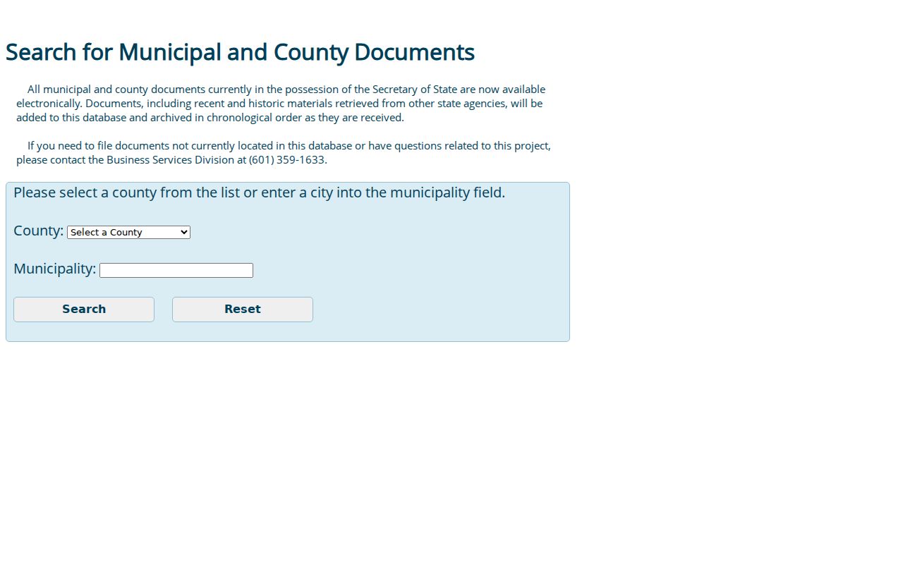 Glen municipal court records and Secretary of State source