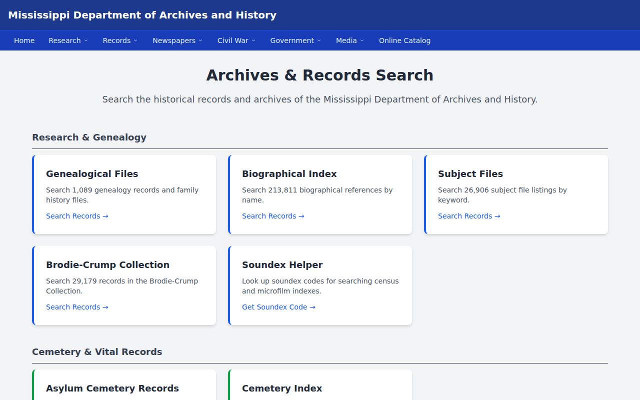 Rienzi historical court records research source